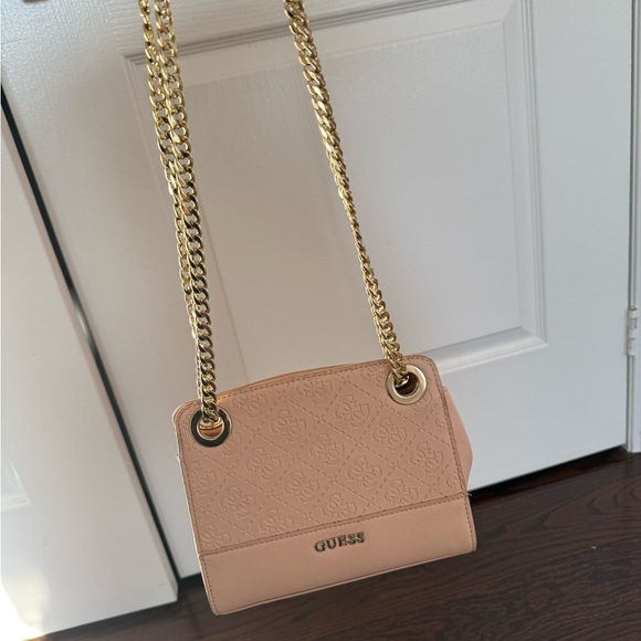 Guess Handbags - Guess Blush Shoulder Bag with Gold Chain